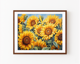 Paint-by-Numbers Kit – Sunflowers | DIY Acrylic Canvas Art